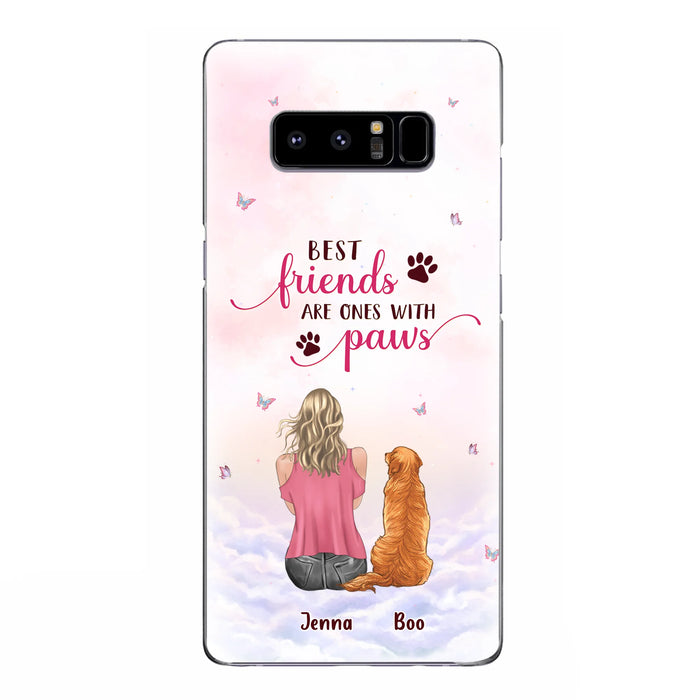 Personalized Dog Mom Phone Case - Up to 5 Dogs - Mother's Day Gift Idea For Dog Lovers - Best Friends Are Ones With Paws - Case for iPhone/Samsung
