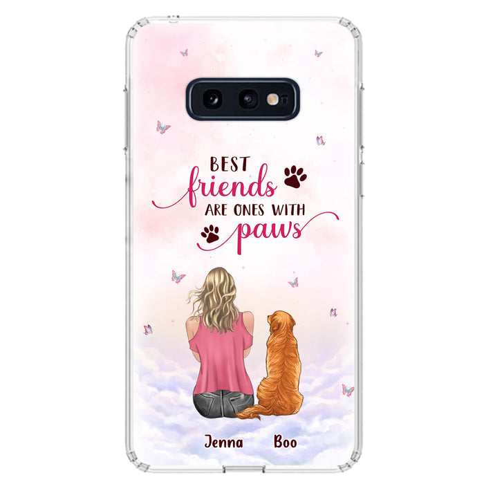 Personalized Dog Mom Phone Case - Up to 5 Dogs - Mother's Day Gift Idea For Dog Lovers - Best Friends Are Ones With Paws - Case for iPhone/Samsung