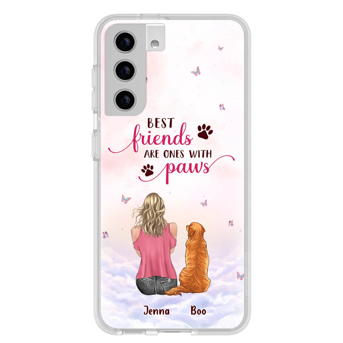 Personalized Dog Mom Phone Case - Up to 5 Dogs - Mother's Day Gift Idea For Dog Lovers - Best Friends Are Ones With Paws - Case for iPhone/Samsung