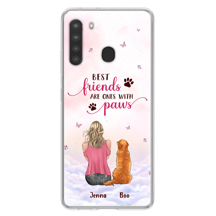 Personalized Dog Mom Phone Case - Up to 5 Dogs - Mother's Day Gift Idea For Dog Lovers - Best Friends Are Ones With Paws - Case for iPhone/Samsung
