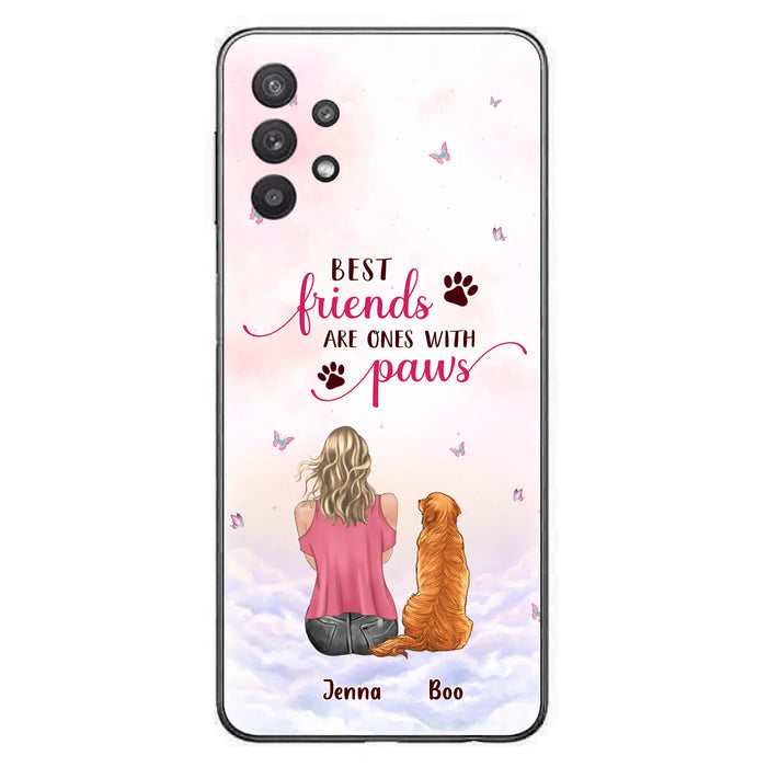 Personalized Dog Mom Phone Case - Up to 5 Dogs - Mother's Day Gift Idea For Dog Lovers - Best Friends Are Ones With Paws - Case for iPhone/Samsung