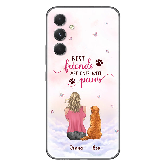 Personalized Dog Mom Phone Case - Up to 5 Dogs - Mother's Day Gift Idea For Dog Lovers - Best Friends Are Ones With Paws - Case for iPhone/Samsung