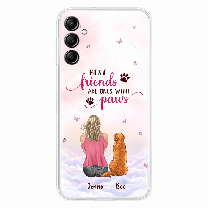 Personalized Dog Mom Phone Case - Up to 5 Dogs - Mother's Day Gift Idea For Dog Lovers - Best Friends Are Ones With Paws - Case for iPhone/Samsung