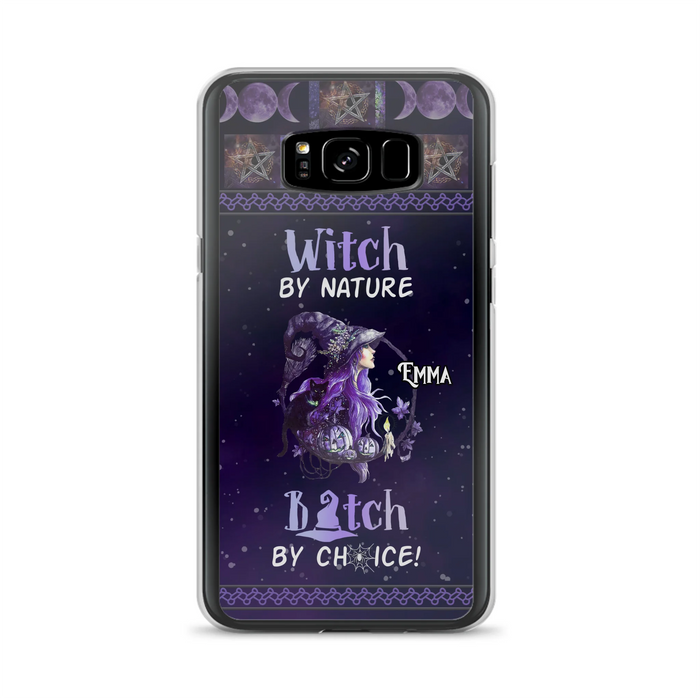 Custom Personalized Witch Phone Case - Halloween Gift Idea For Friends - Case for iPhone & Samsung