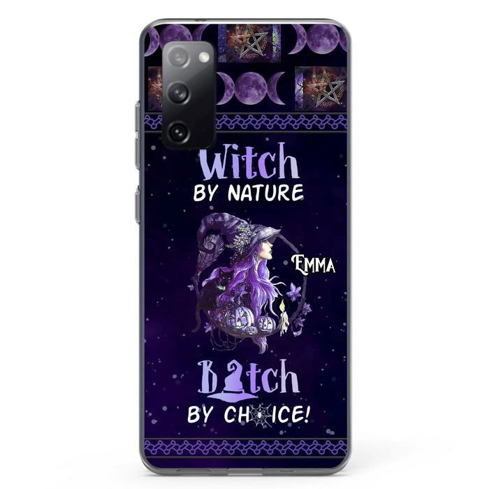 Custom Personalized Witch Phone Case - Halloween Gift Idea For Friends - Case for iPhone & Samsung