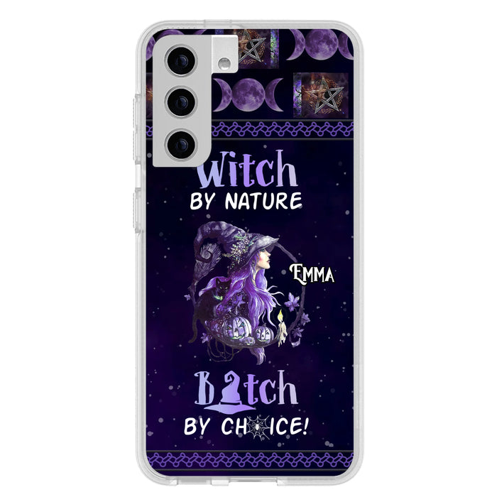 Custom Personalized Witch Phone Case - Halloween Gift Idea For Friends - Case for iPhone & Samsung