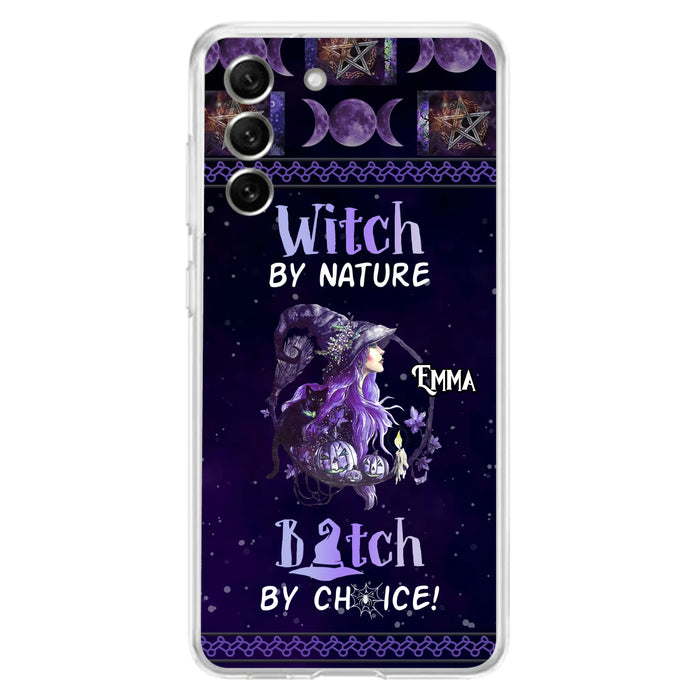 Custom Personalized Witch Phone Case - Halloween Gift Idea For Friends - Case for iPhone & Samsung