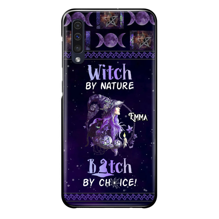 Custom Personalized Witch Phone Case - Halloween Gift Idea For Friends - Case for iPhone & Samsung