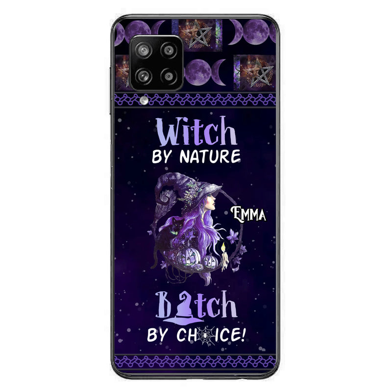 Custom Personalized Witch Phone Case - Halloween Gift Idea For Friends - Case for iPhone & Samsung