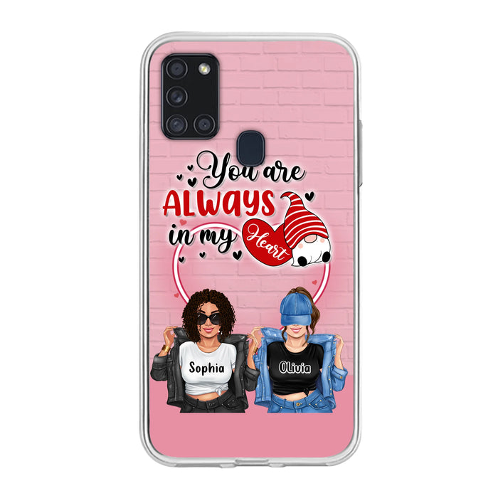 Custom Personalized Friends Phone Case - Best Gift For Friends - You're Always In My Heart - Case For iPhone/Samsung