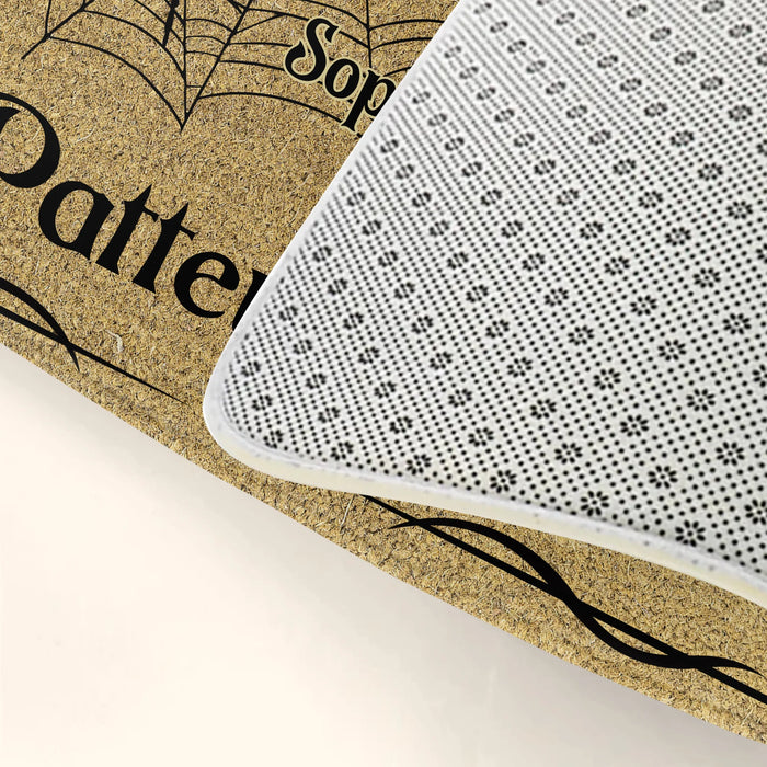 Personalized Spooky Doormat - Halloween Gift Idea For Family - Welcome To Our Home