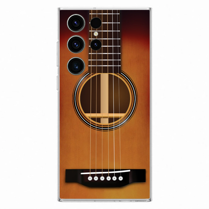 Custom Personalized Acoustic/Electric Guitar Phone Case - Best Gift For Guitarist - Case For iPhone And Samsung