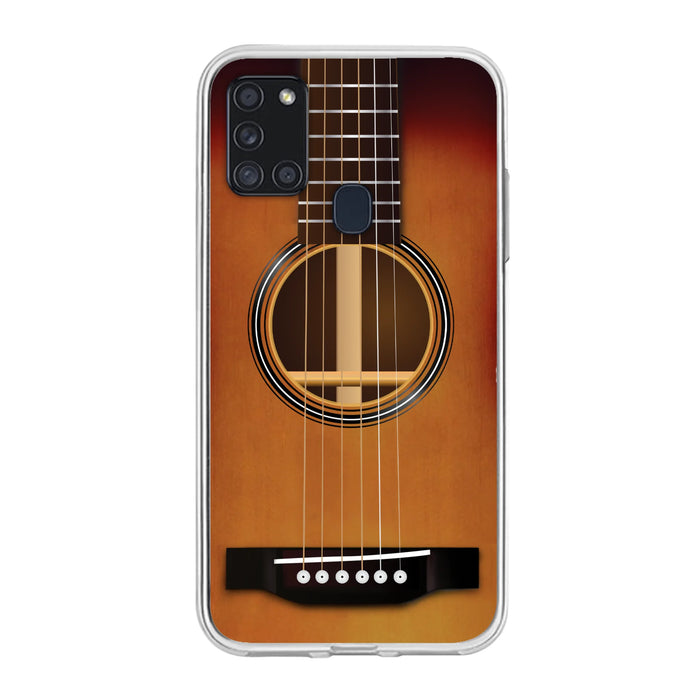 Custom Personalized Acoustic/Electric Guitar Phone Case - Best Gift For Guitarist - Case For iPhone And Samsung