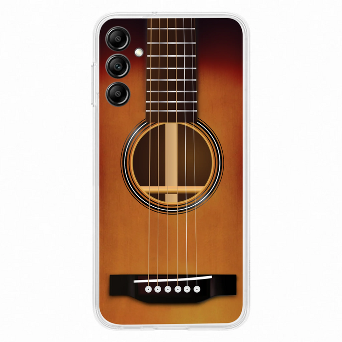Custom Personalized Acoustic/Electric Guitar Phone Case - Best Gift For Guitarist - Case For iPhone And Samsung