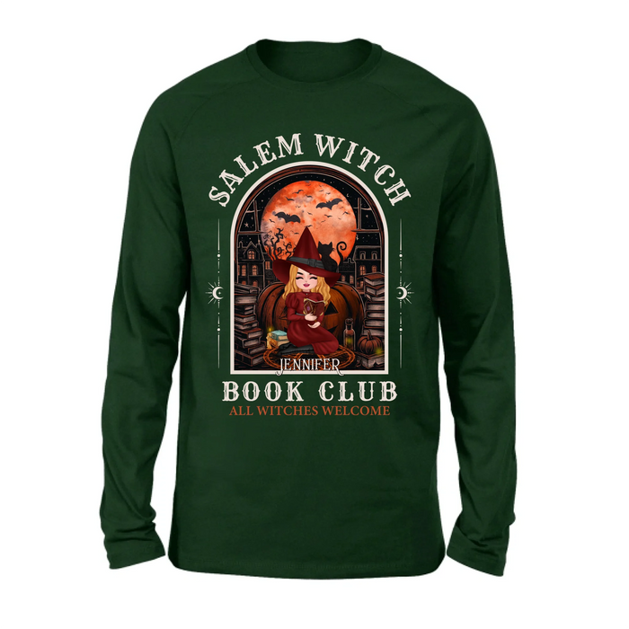 Personalized Salem Witch Book Club T-Shirt/Long Sleeve/Sweater/Hoodie - Gift Idea For Book Lover - All Witches Welcome