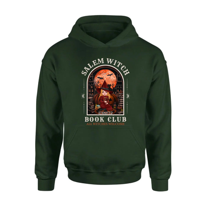 Personalized Salem Witch Book Club T-Shirt/Long Sleeve/Sweater/Hoodie - Gift Idea For Book Lover - All Witches Welcome