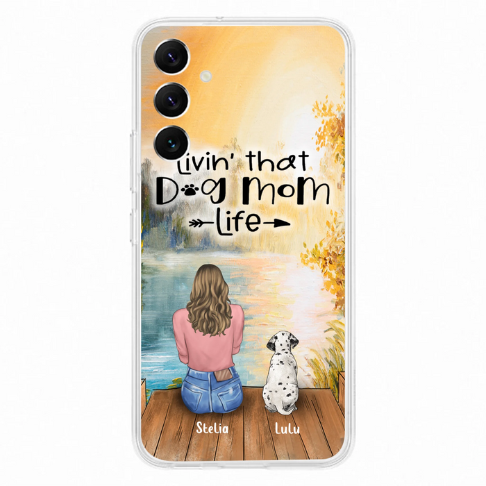 Custom Personalized Dog Mom Phone Case - Gift for Dog Lovers - iPhone & Samsung Case with upto 4 Dogs