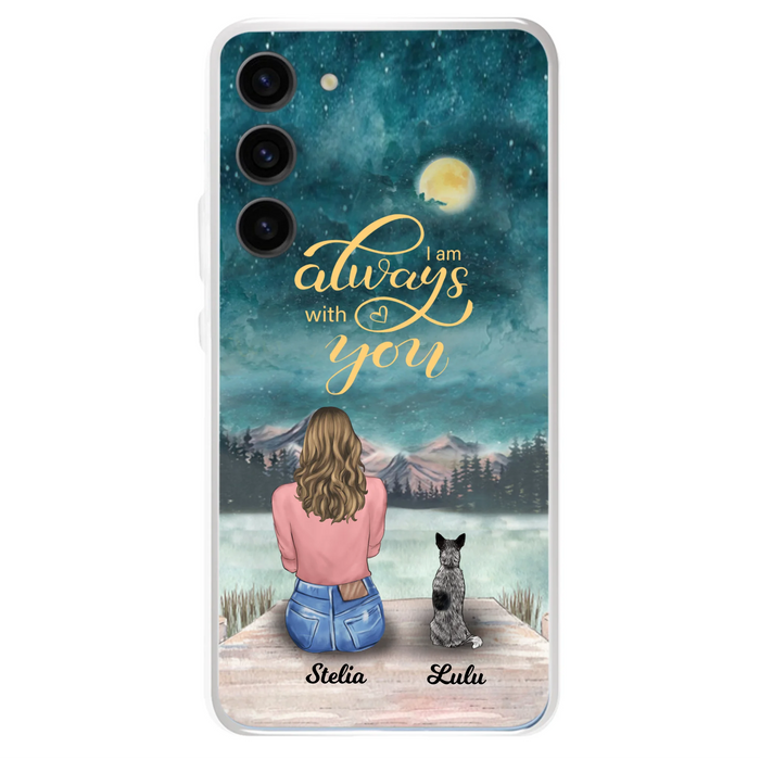Personalized Phone Case Dog Mom - Gift For Dog Lovers with upto 4 Dogs - Busy Being A Dog Mom