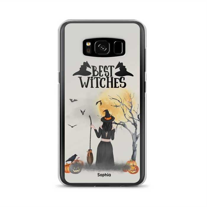 Custom Personalized Witchy Friends Phone Case - Gift For Best Friends with up to 3 Witches - Best Witches