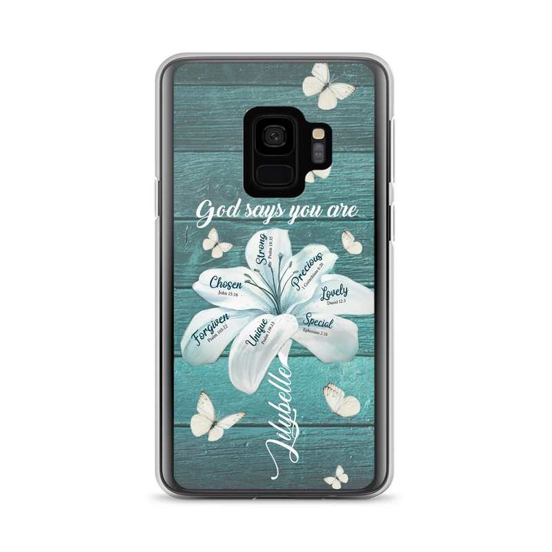 Custom Personalized Phone Case - Gods Says You Are - Case For Iphone Samsung - BR9N4C