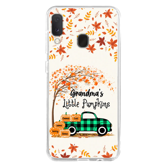 Custom Personalized Autumn Grandma's Pumpkins Phone Case - Gift For Grandma - Grandma's Little Pumpkins - Case For iPhone And Samsung