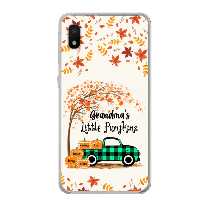 Custom Personalized Autumn Grandma's Pumpkins Phone Case - Gift For Grandma - Grandma's Little Pumpkins - Case For iPhone And Samsung