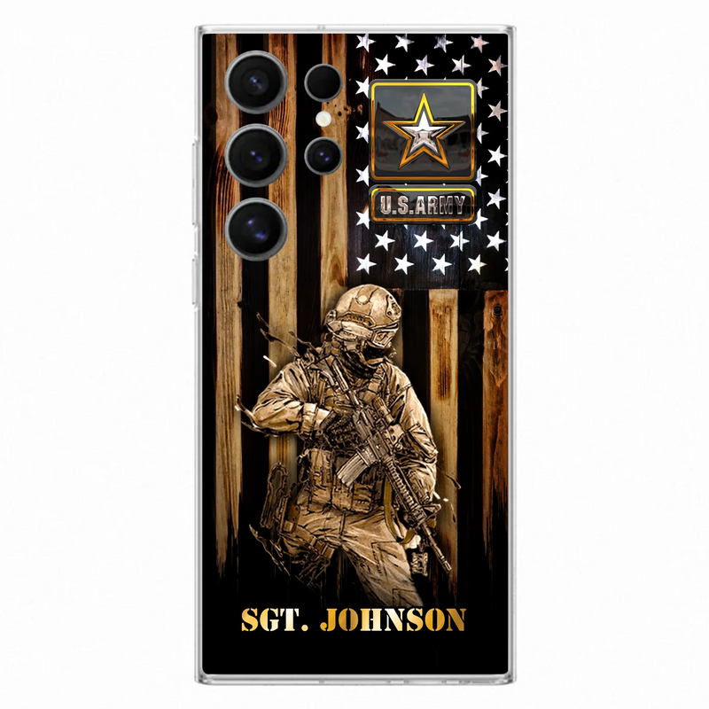 Custom Personalized Veteran Phone Case - Gift Idea For Veteran/ Soldier - Case For iPhone And Samsung