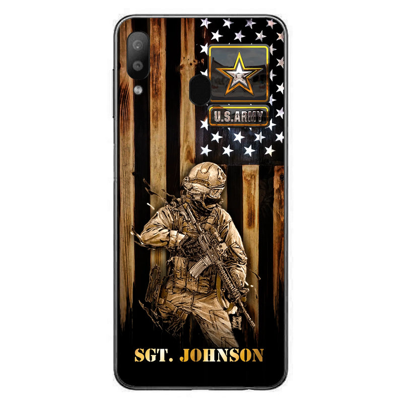 Custom Personalized Veteran Phone Case - Gift Idea For Veteran/ Soldier - Case For iPhone And Samsung