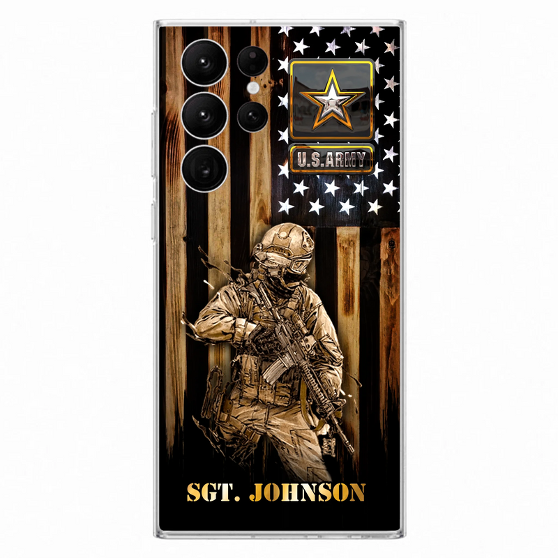 Custom Personalized Veteran Phone Case - Gift Idea For Veteran/ Soldier - Case For iPhone And Samsung