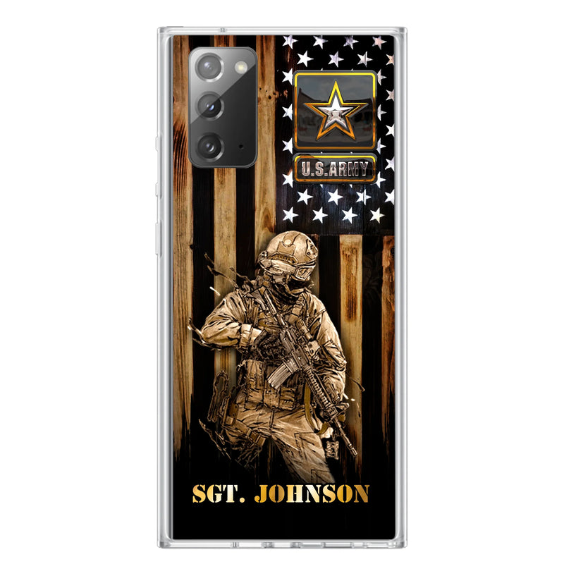Custom Personalized Veteran Phone Case - Gift Idea For Veteran/ Soldier - Case For iPhone And Samsung