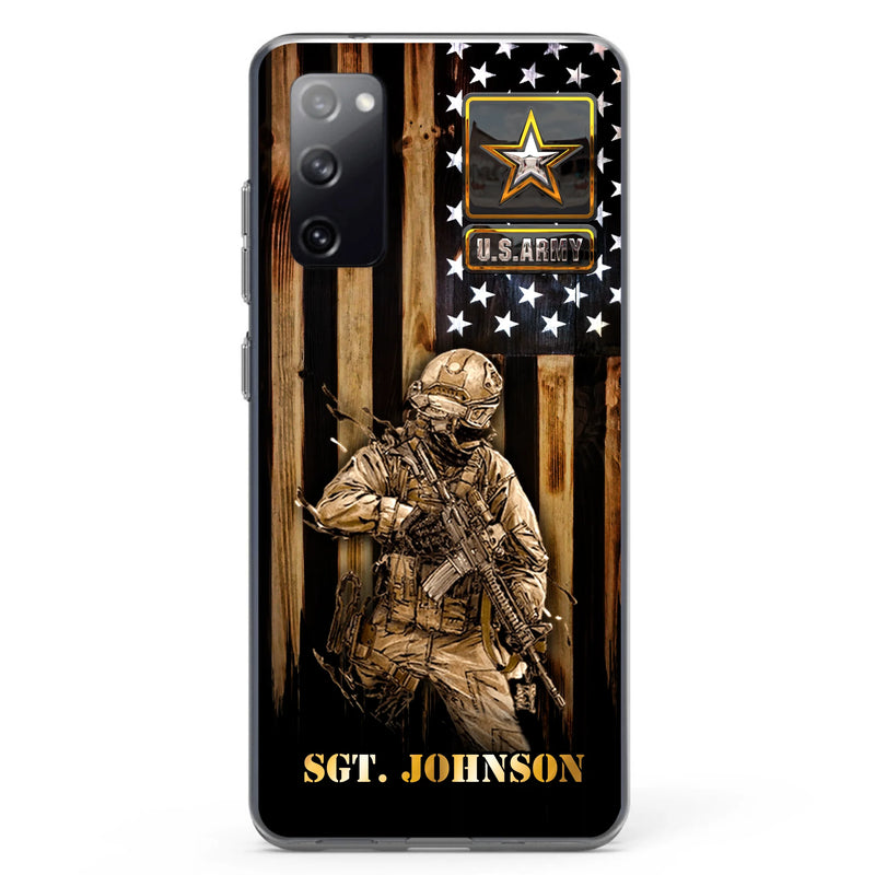 Custom Personalized Veteran Phone Case - Gift Idea For Veteran/ Soldier - Case For iPhone And Samsung