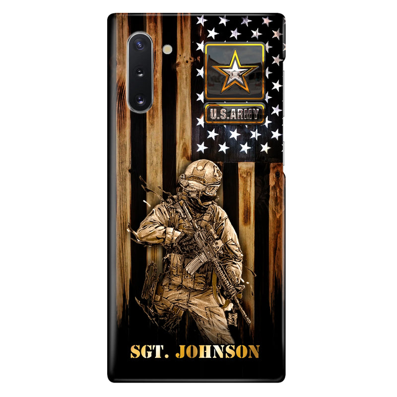 Custom Personalized Veteran Phone Case - Gift Idea For Veteran/ Soldier - Case For iPhone And Samsung