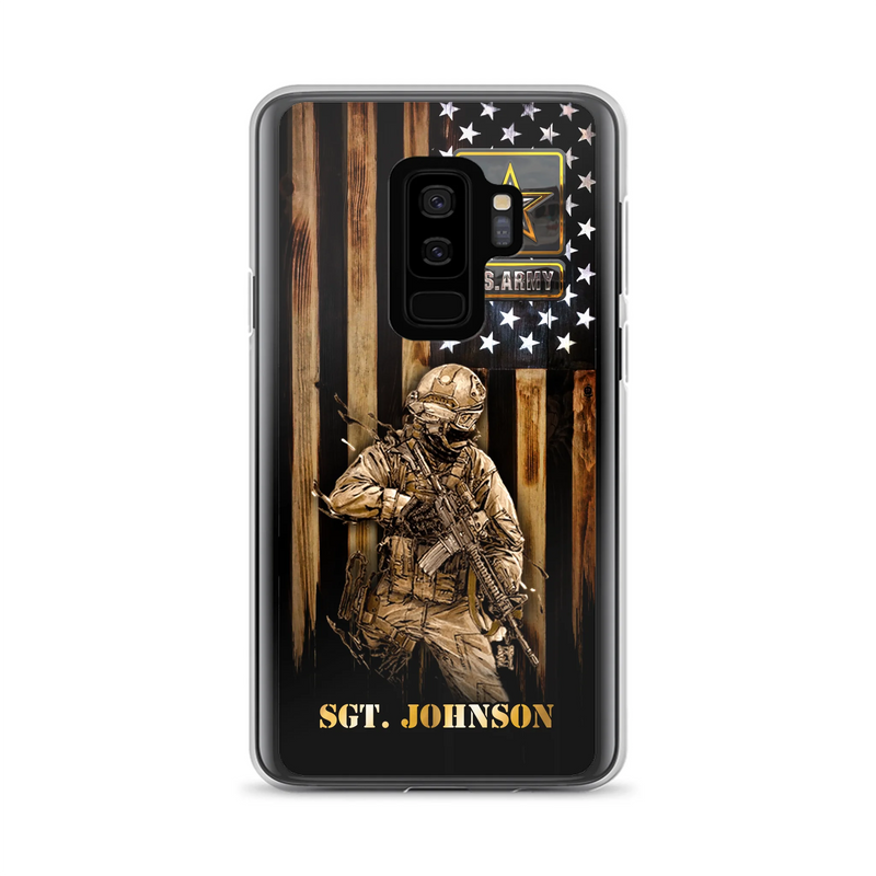 Custom Personalized Veteran Phone Case - Gift Idea For Veteran/ Soldier - Case For iPhone And Samsung