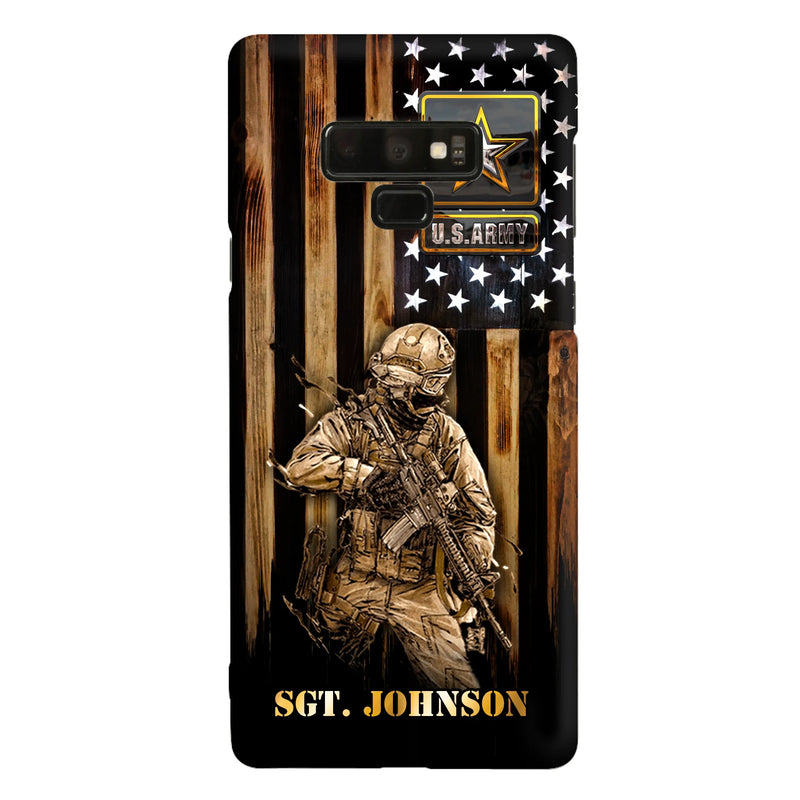 Custom Personalized Veteran Phone Case - Gift Idea For Veteran/ Soldier - Case For iPhone And Samsung