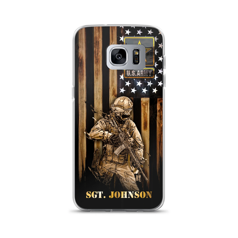 Custom Personalized Veteran Phone Case - Gift Idea For Veteran/ Soldier - Case For iPhone And Samsung