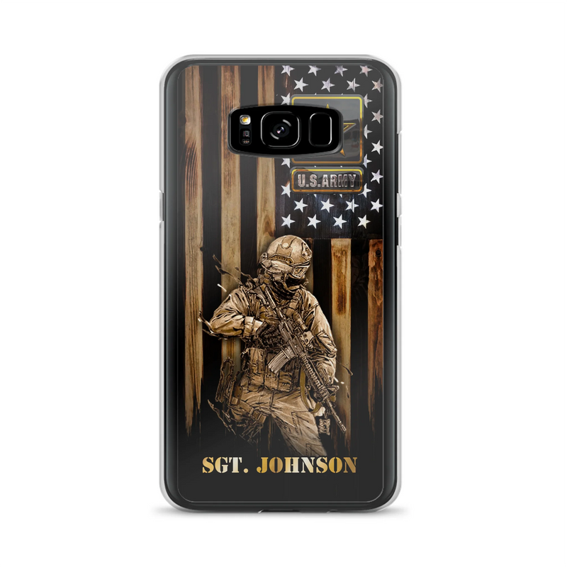 Custom Personalized Veteran Phone Case - Gift Idea For Veteran/ Soldier - Case For iPhone And Samsung