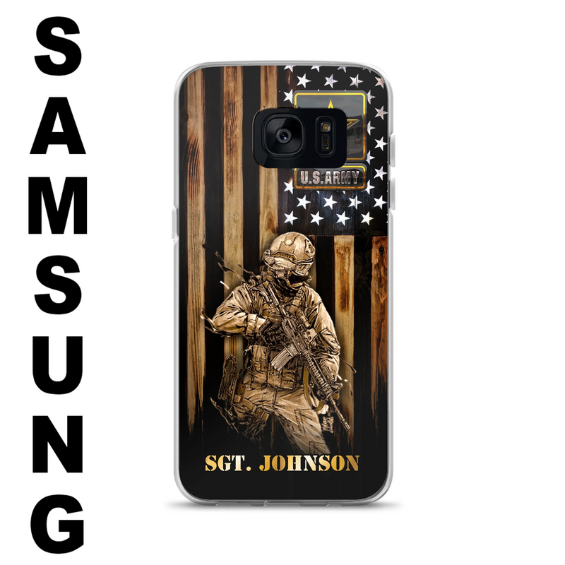 Custom Personalized Veteran Phone Case - Gift Idea For Veteran/ Soldier - Case For iPhone And Samsung