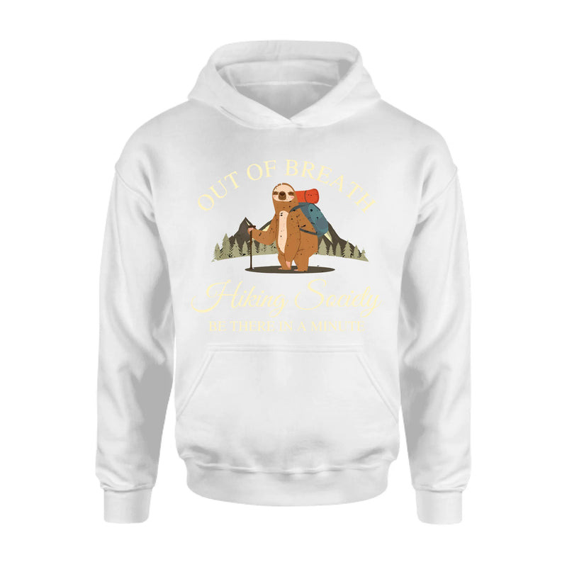 Personalized Camping/ Hiking Hoodies/ T-Shirt/Long Sleeve/Sweater - Gift Idea For Camping/ Hiking Lover - Out Of Breath Hiking Society