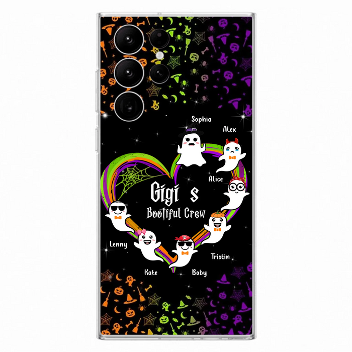Custom Personalized Gigi's Bootiful Crew Phone Case - Halloween Gift for Grandma - Up to 7 Grandkids - Case For iPhone And Samsung