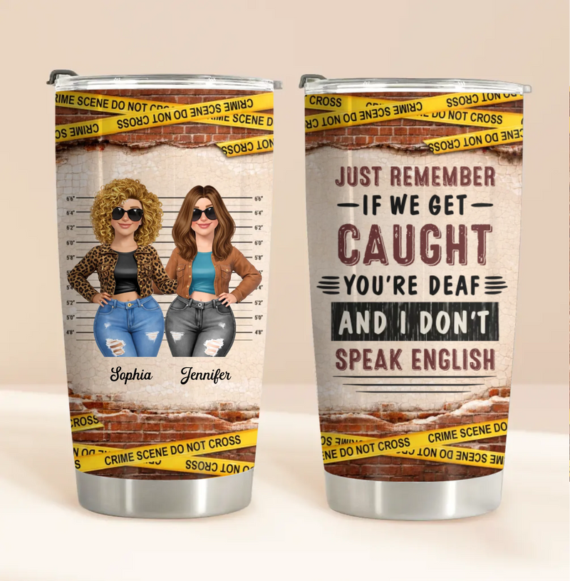 Personalized Funny Mom & Daughter Tumbler - Sarcastic Quote Gift for Mom, Best Friends Mother’s Day Gift