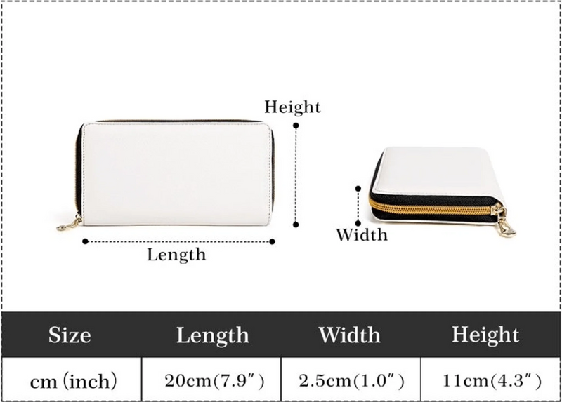 Personalized “Made in 1967” Birthday Long Wallet – Custom Photo & Name Zipper Wallet – 60 Years of Perfection Gift for Women