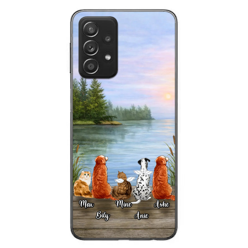 Personalized Memorial Phone Case for iPhone/ Samsung - Gift Idea For Dog/ Cat Lovers with up to 5 Pets
