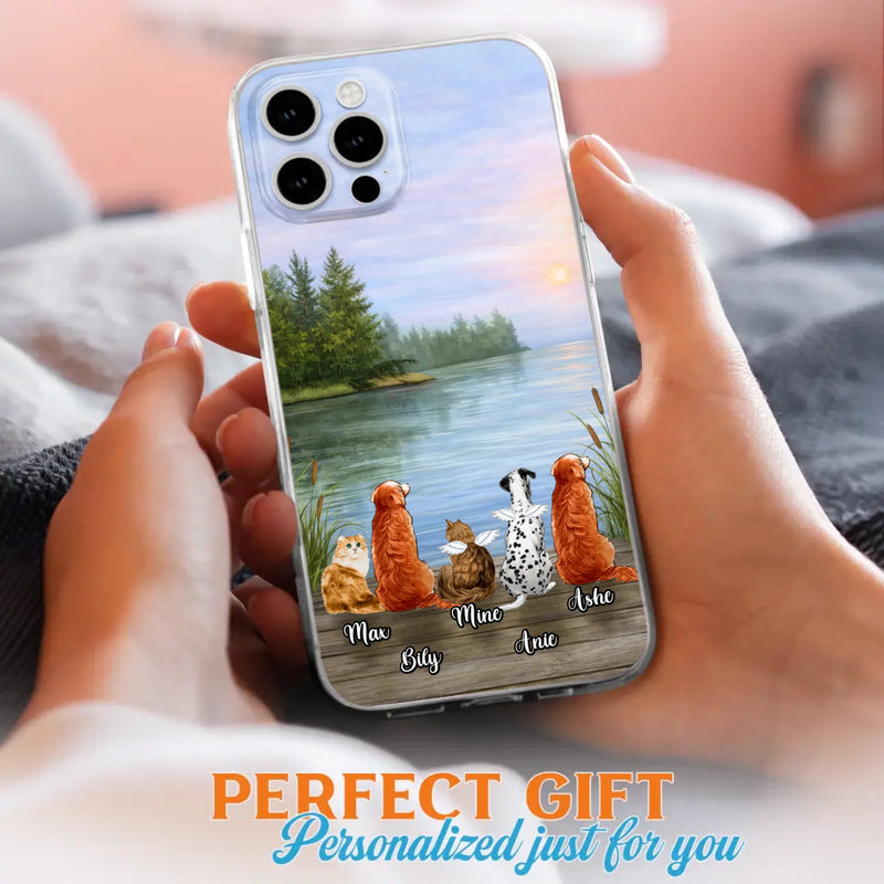 Personalized Memorial Phone Case for iPhone/ Samsung - Gift Idea For Dog/ Cat Lovers with up to 5 Pets