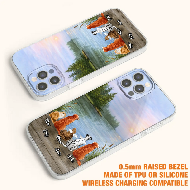 Personalized Memorial Phone Case for iPhone/ Samsung - Gift Idea For Dog/ Cat Lovers with up to 5 Pets