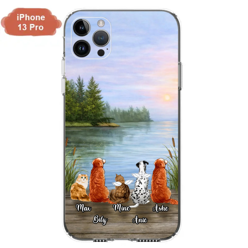 Personalized Memorial Phone Case for iPhone/ Samsung - Gift Idea For Dog/ Cat Lovers with up to 5 Pets
