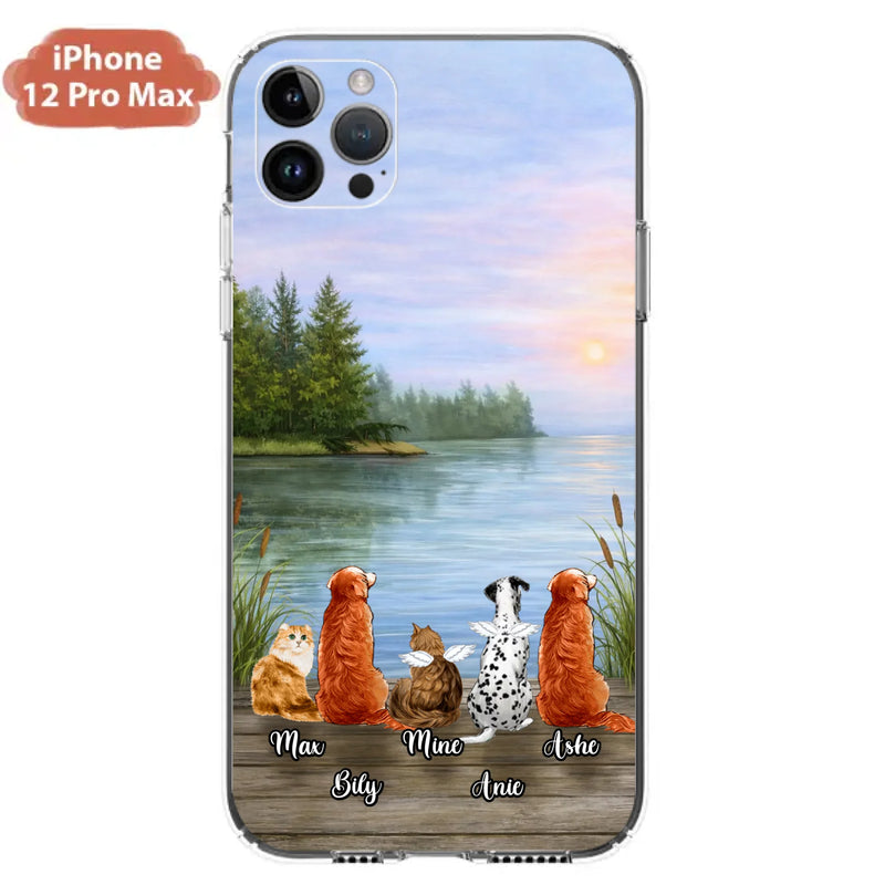 Personalized Memorial Phone Case for iPhone/ Samsung - Gift Idea For Dog/ Cat Lovers with up to 5 Pets