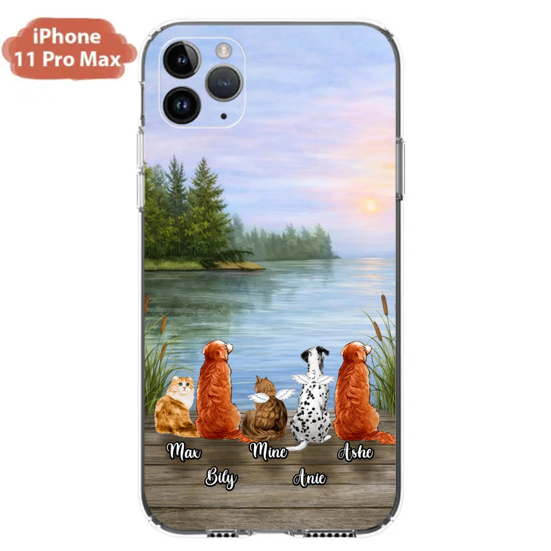 Personalized Memorial Phone Case for iPhone/ Samsung - Gift Idea For Dog/ Cat Lovers with up to 5 Pets