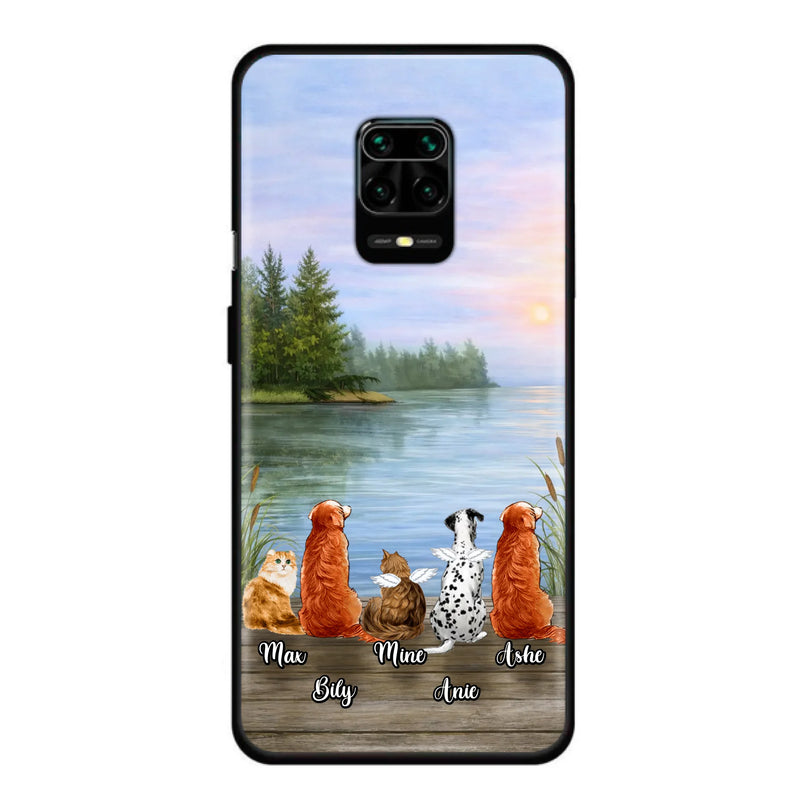 Personalized Memorial Phone Case for Xiaomi/ Huawei/ Oppo - Gift Idea For Dog/ Cat Lovers with up to 5 Pets