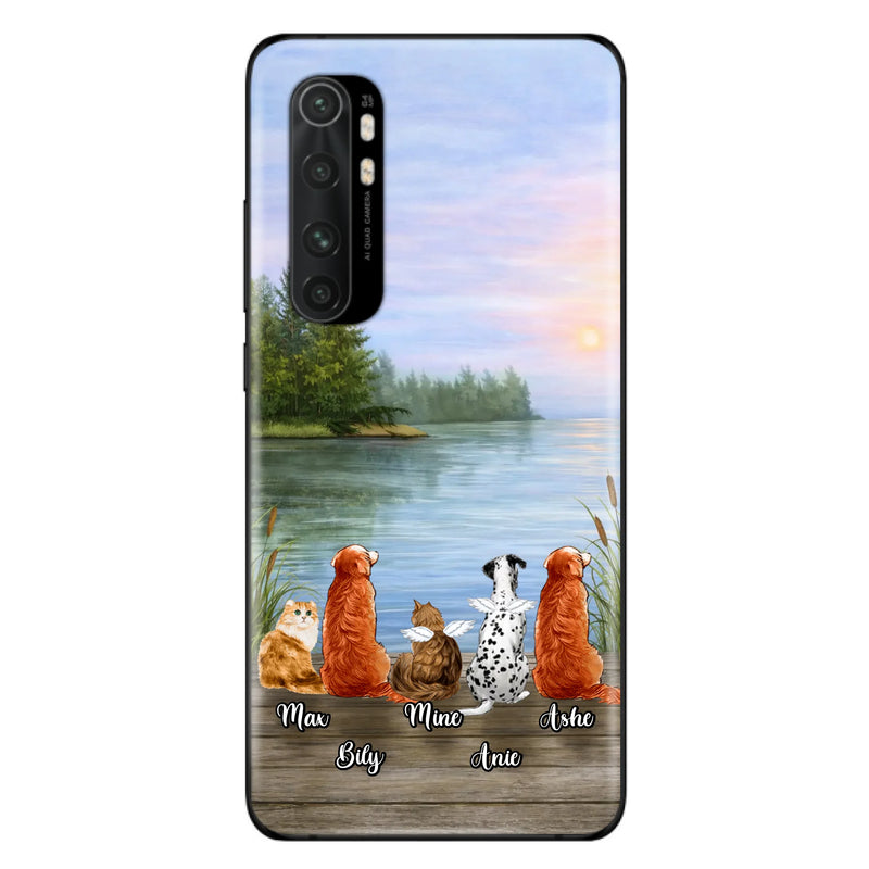 Personalized Memorial Phone Case for Xiaomi/ Huawei/ Oppo - Gift Idea For Dog/ Cat Lovers with up to 5 Pets