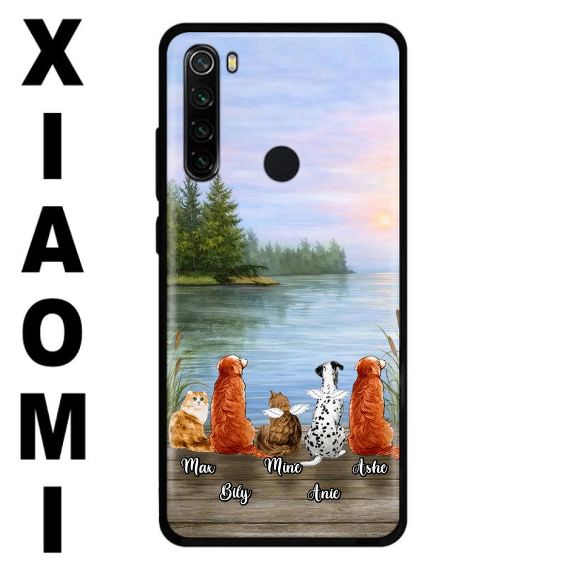 Personalized Memorial Phone Case for Xiaomi/ Huawei/ Oppo - Gift Idea For Dog/ Cat Lovers with up to 5 Pets